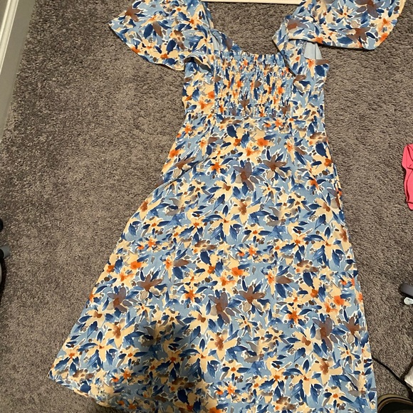 Dry Goods Printed MIDI Button Down Dress - Picture 5 of 6